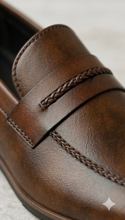 The Heritage Penny Loafer | Burnished Umber
