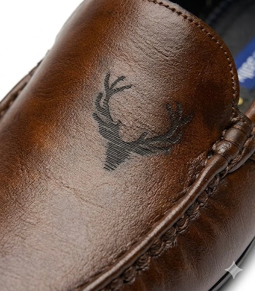 Brown Leather Bit Loafer