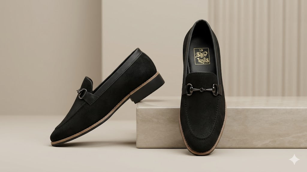Blach Velvet loafer