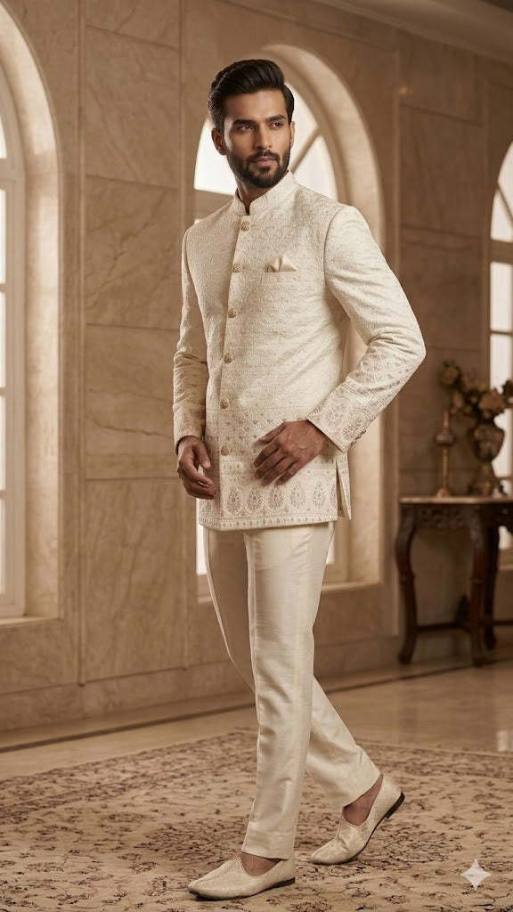 Daman Jodhpuri Classic Elegance. Intricate Craftsmanship