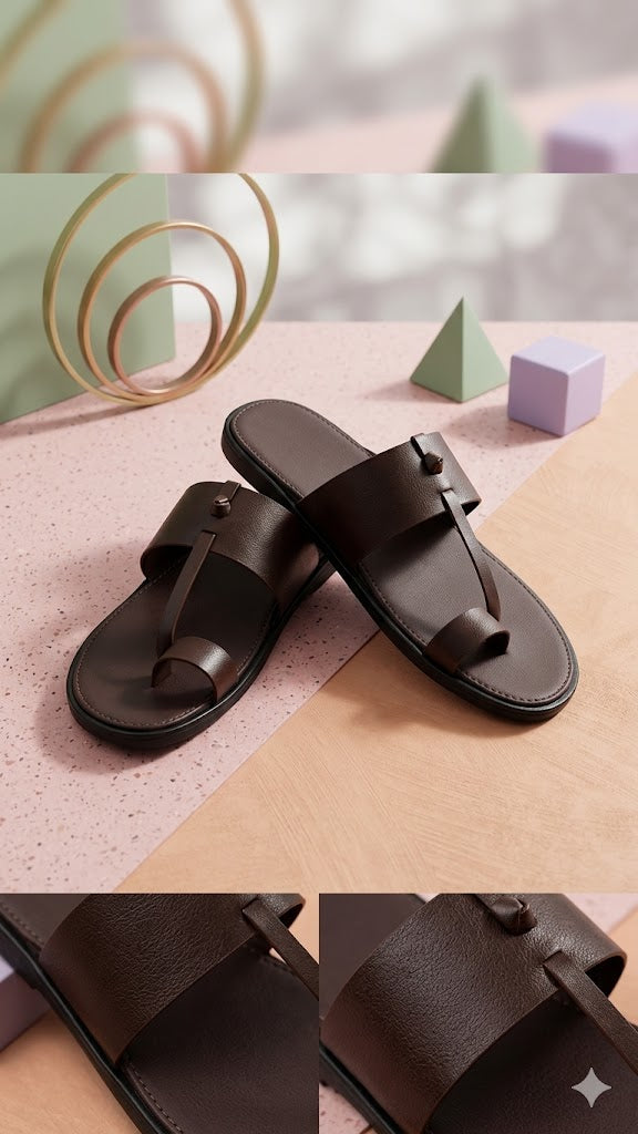 The Urban Nomad Leather Sandalis - Brown