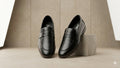 Black Leather Loafers