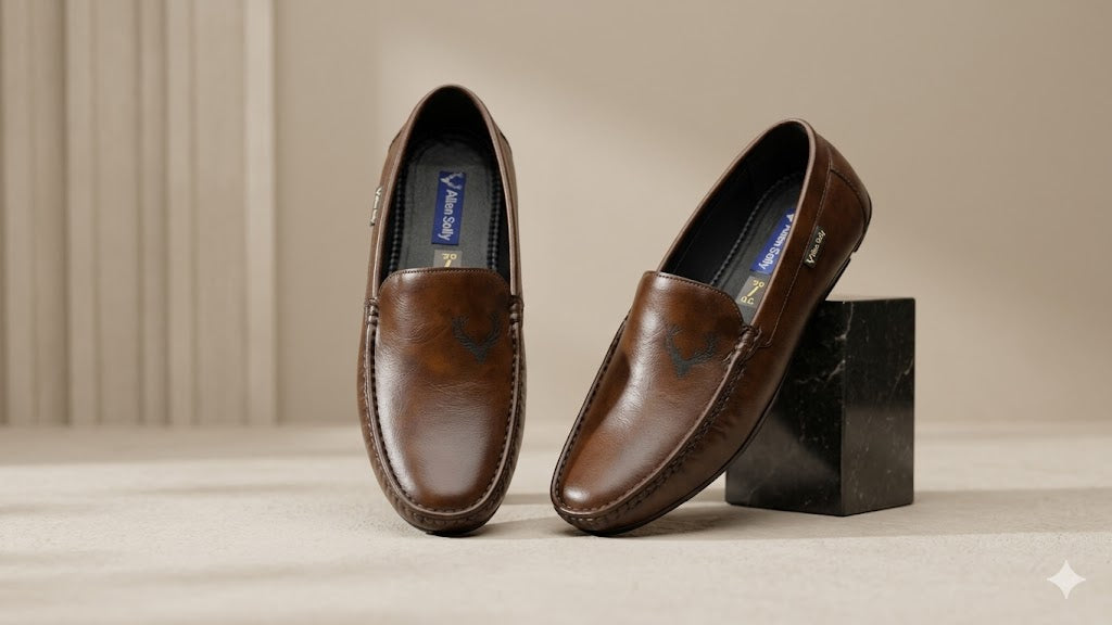Brown Leather Bit Loafer
